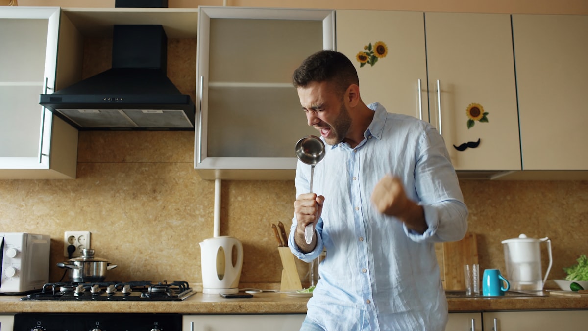 Homme en bonne santé menant une vie active